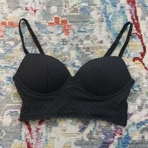 Victoria Secret Black Lace Bralette - 32B
